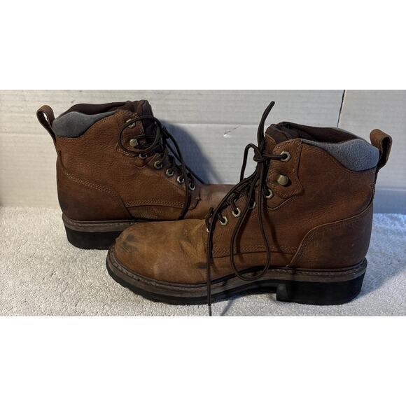 Tony Lama Work Boots Sienna Grizzly Steel Toe Waterproof Men Size 10.5 D main image 8